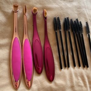 Oval Make up Brushes Set